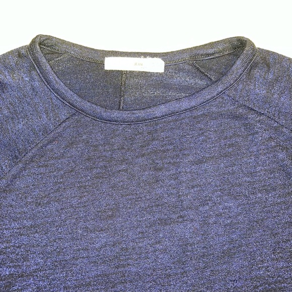 rag & bone Hudson Long Sleeve Knit Sweater Top Navy Sz XS - Picture 2 of 11